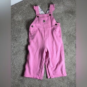 Carhartt Toddler Girl Cotton Pink Overalls Baby Girl Overalls Farm 24 months